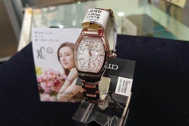 限定】シチズン クロスシー ES9356-55W サクラピンク 4Pダイヤ 限定