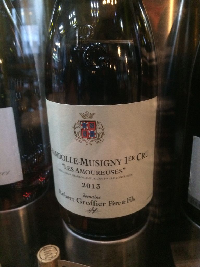 ロベール・グロフィエ シャンボール・ミュジニー レザムルーズ2013を