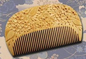 国産柘植櫛 いいものまんまる2 国産柘植櫛 いいものまんまる2