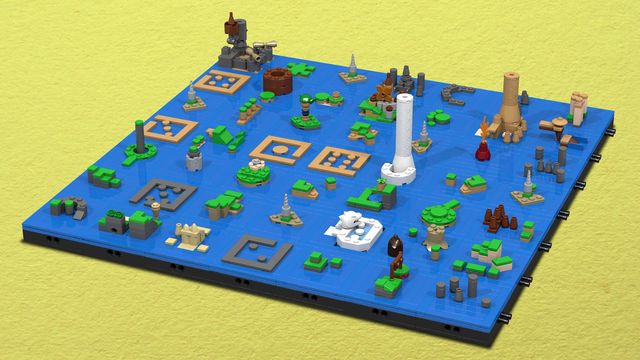 海外 風のタクトのワールドマップをレゴソフトで再現 Ink Linkゲーム 海外 風のタクトのワールドマップをレゴソフトで再現 Ink Linkゲーム
