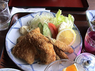 箱根1日目 ホテル 水の音 でディナー 芦ノ湖レストラン おおば でブラックバス定食 柏 優待マイスター