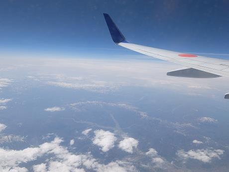 福島県上空