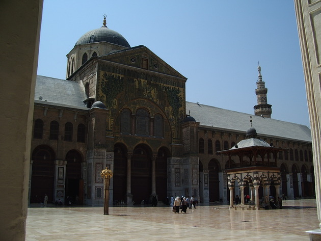 シリアの首都ダマスカスにある世界最古のモスク「ウマイヤド・モスク」