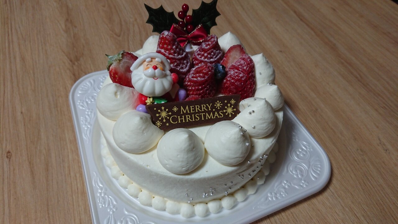 カフェレストラン セゾン クリスマスケーキ かえる通信 山口 静岡食べ歩き日誌