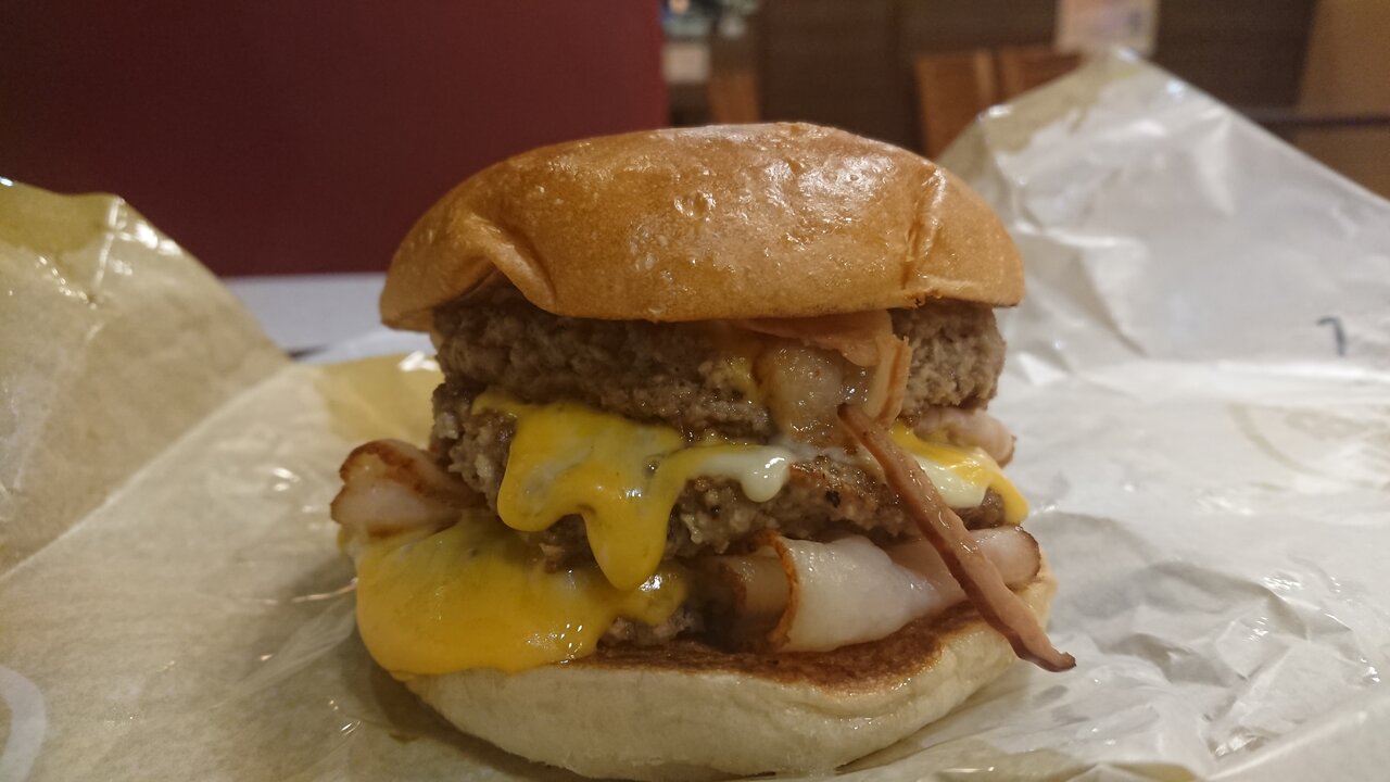 静岡県沼津市】ロッテリア トリプルベーコントリプル絶品チーズバーガー : かえる通信