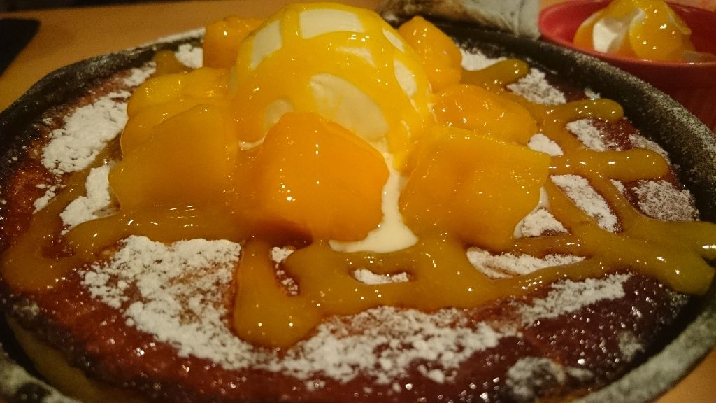 アロハダイニング メネフネ マンゴースフレパンケーキ かえる通信 山口 静岡食べ歩き日誌 アロハダイニング メネフネ マンゴースフレパンケーキ かえる通信 山口 静岡食べ歩き日誌