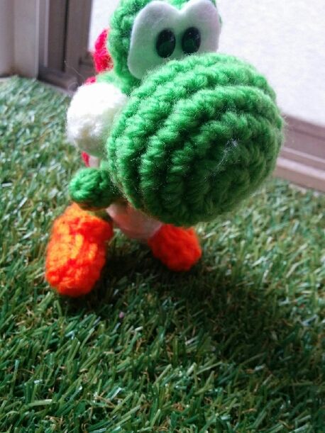 ハマナカのあみぐるみヨッシーを編んでみた 黒田のブログもどき