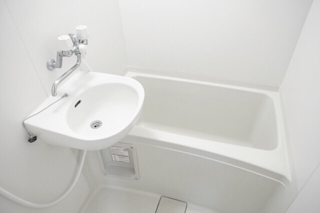 ユニットバスの爽やかなホテル風コーディネート おうちは小さな宝箱 ユニットバスの爽やかなホテル風コーディネート おうちは小さな宝箱