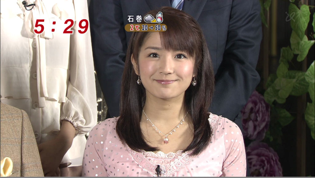 月曜めざましテレビの長野美郷さん 11年1月24日 Re 月曜めざましテレビの長野美郷さん 11年1月24日 Re