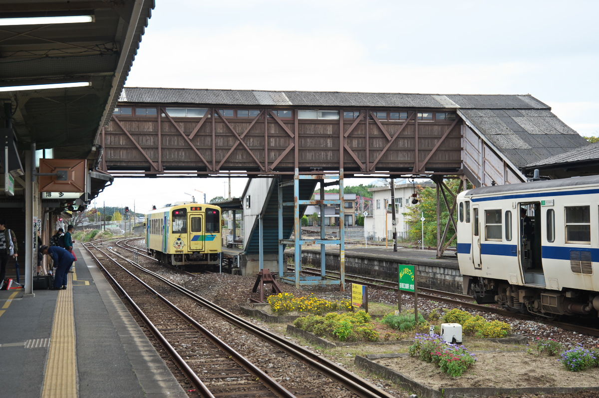 田川後藤寺駅の古レール 九州の古レール見て歩き 田川後藤寺駅の古レール 九州の古レール見て歩き