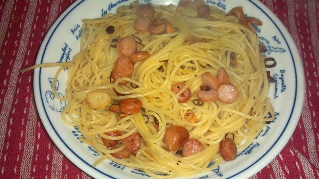 貧乏ペペロンチーノ 貧乏人の貧乏飯