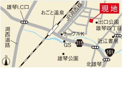 大津展示場案内図