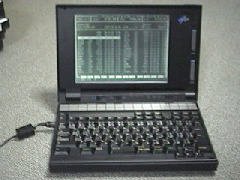 3．画面も他も『とにかくでかい』、『IBM最初のノート・パソコン