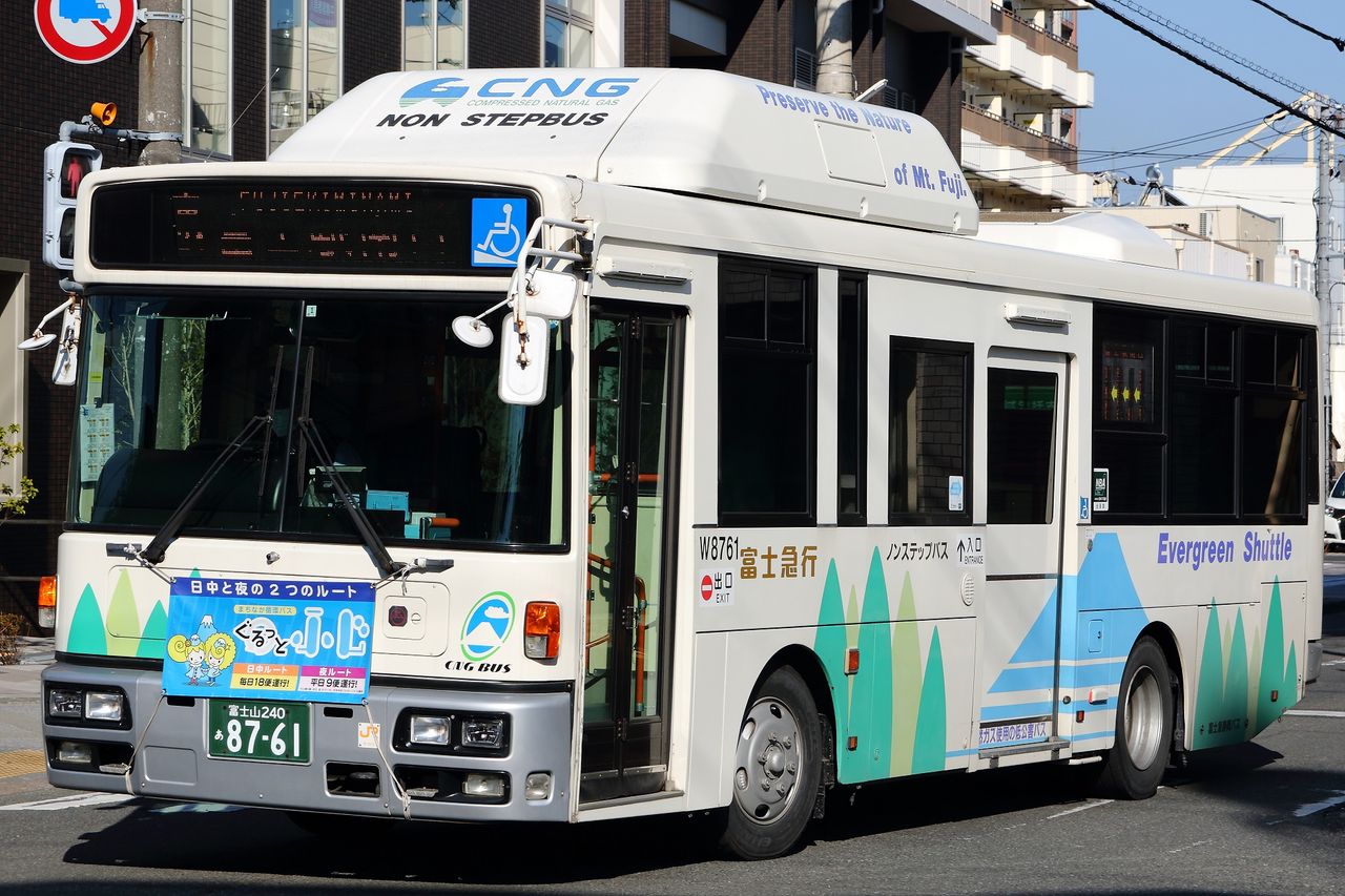 富士急静岡バス W8761号車 全国バス巡り備忘録