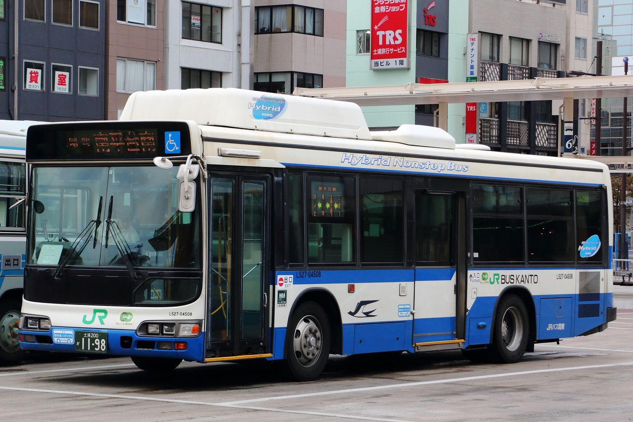 Jrバス関東 L527 04508号車 全国バス巡り備忘録