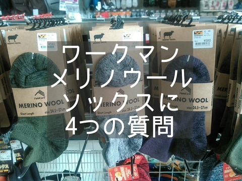 メリノ ウール ワークマン