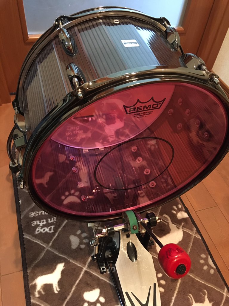 14インチタムタム改造バスドラ 小口径バスドラム 小口径ドラムのハナシその５３ | ＯＫＡＷＡＲＩ日記