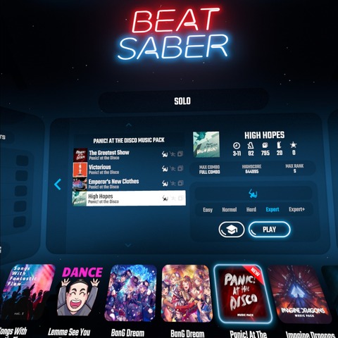 beatsaber high hope