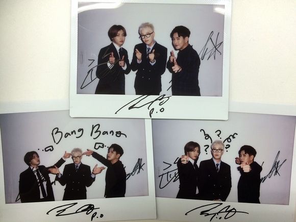 ジコ 直筆サイン入りチェキ ポラロイド Block b ジコ 直筆サイン入りチェキ ポラロイド Block b