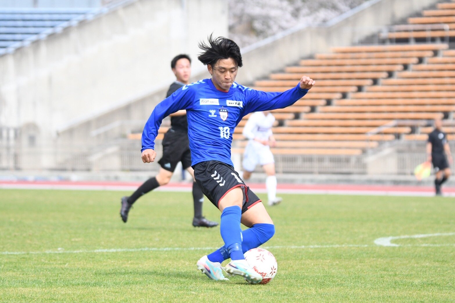 サッカー部】高川諒希の2戦連続弾も、同志社大の攻撃を退けられず