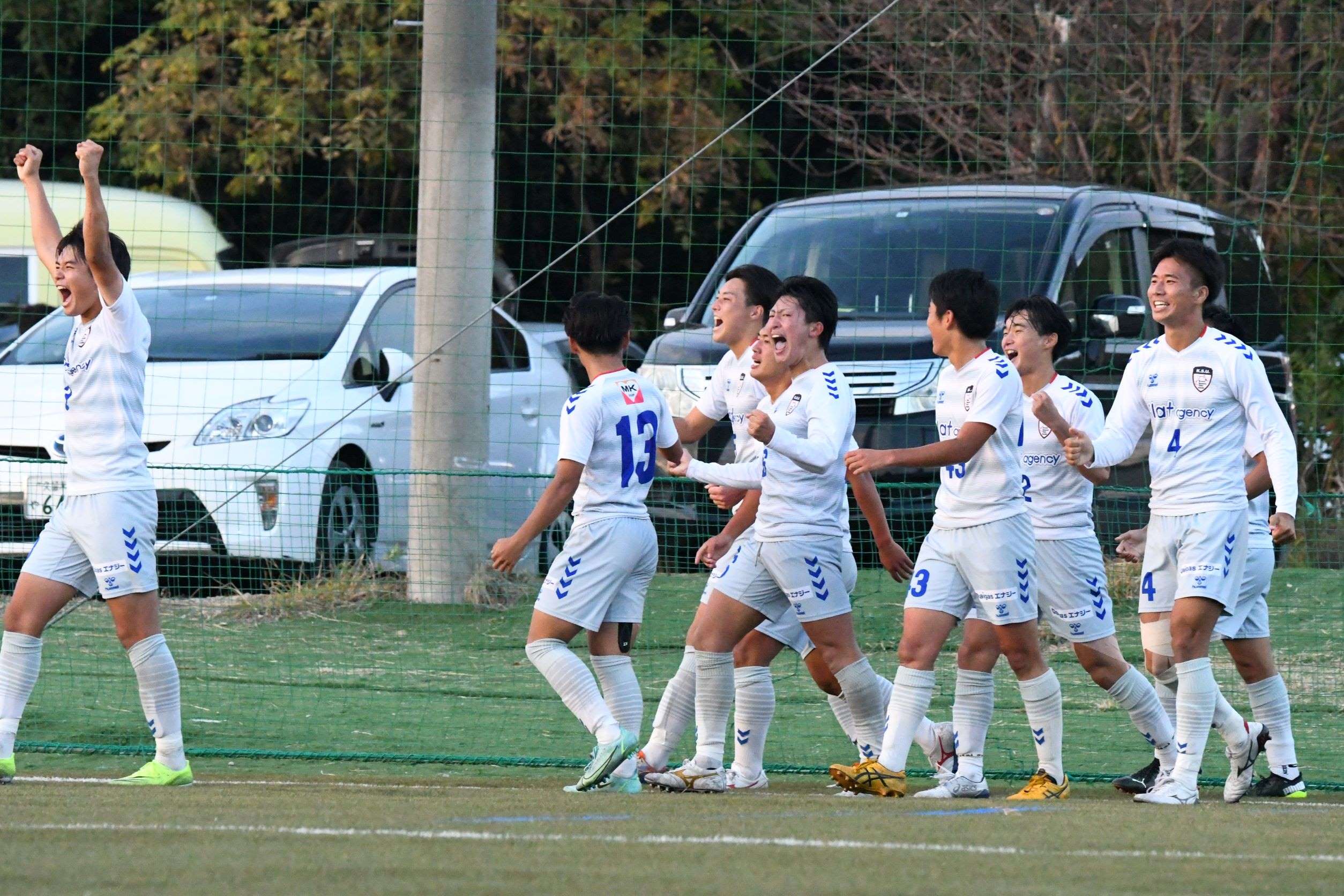サッカー部 強豪 大体大に逆転劇 上位対決は京産大に軍配が上がる 京産大アスレチック