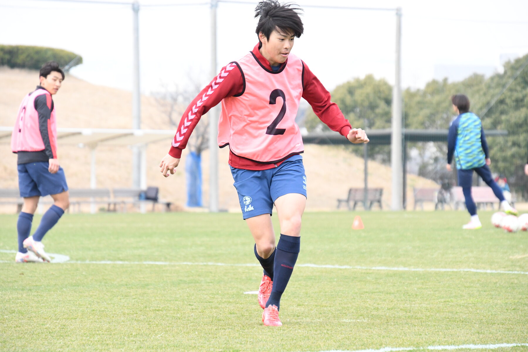 サッカー部】デンチャレ直前の関西選抜に密着！京産大からはチーム最多