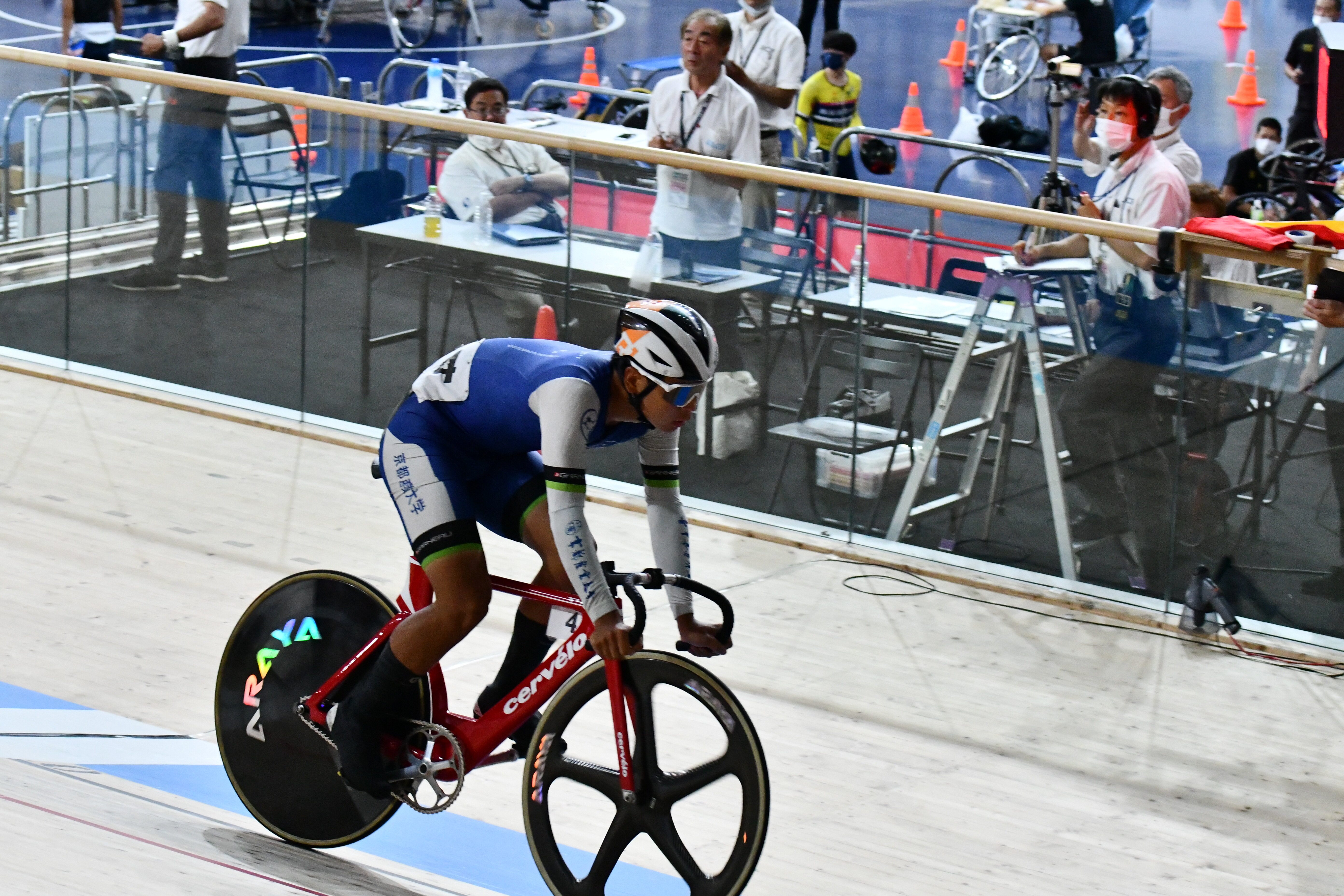 来週試合ね 自転車が変わった