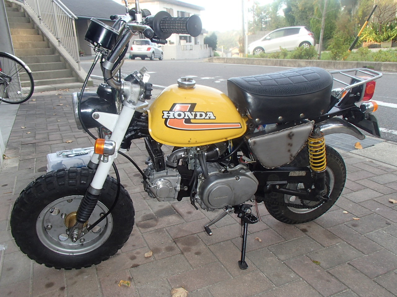 ゴミ太郎作業 エンジン降ろし 1lタンク作成 Ksyellowmonkyのブログ