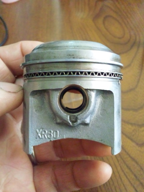 ヨシムラXR80用ボアアップピストン検証 : ksyellowmonkyのブログ