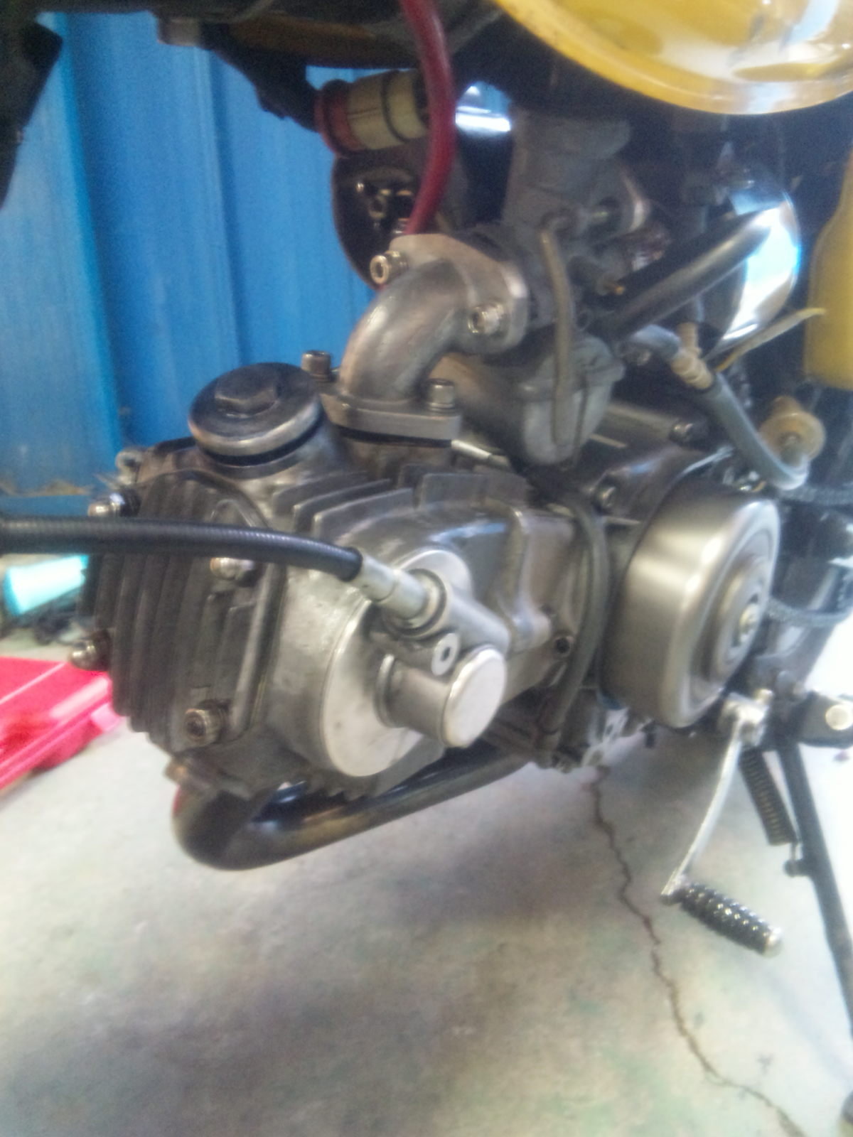 どんぐりさんのダックス70ヘッド検証と修正～試運転～ : ksyellowmonky