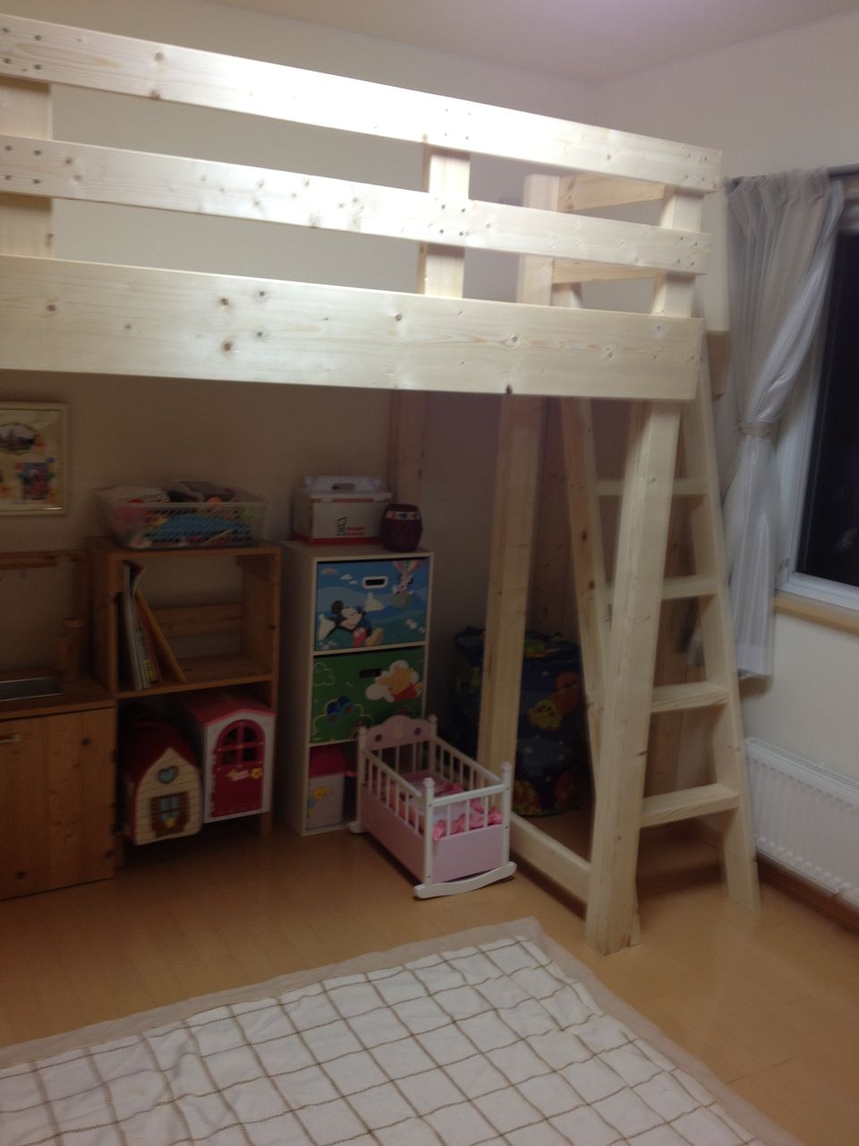 ｄｉｙ ｓｐｆ２ ４材で作る 子供部屋のロフトベッド 完成編 道産子サラリーマンの北海道生活を楽しむ方法