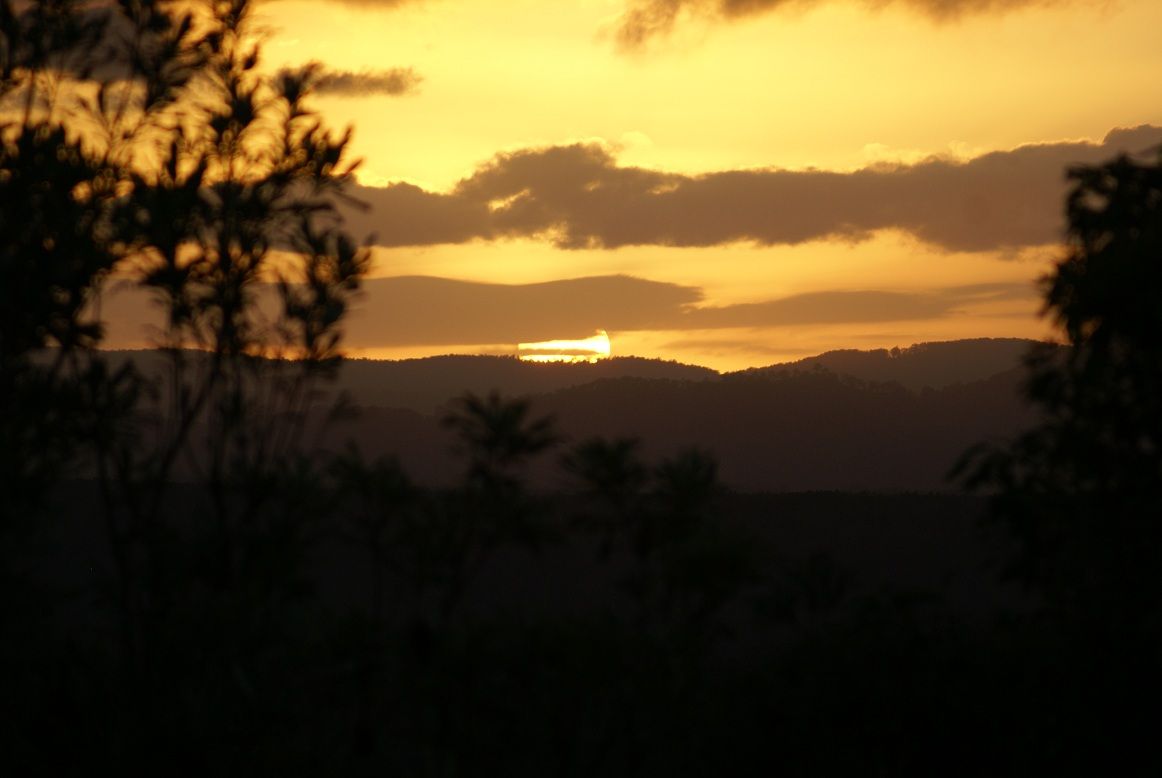 夕日