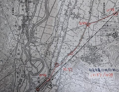 301_地図(洗馬駅入口～長野県農業試験場)