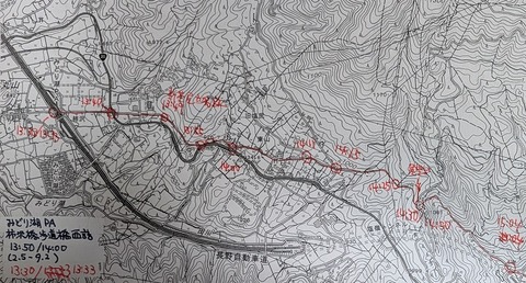 304_地図(みどり湖PA跨道橋～石船観音下)