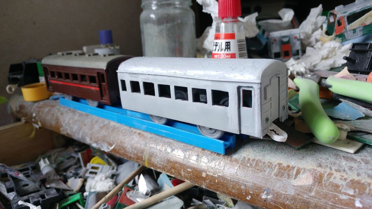 一人のんびり改造プラレール 10系客車 一人のんびり改造プラレ 北の近畿から 一人のんびり改造プラレール 10系客車 一人のんびり改造プラレ 北の近畿から