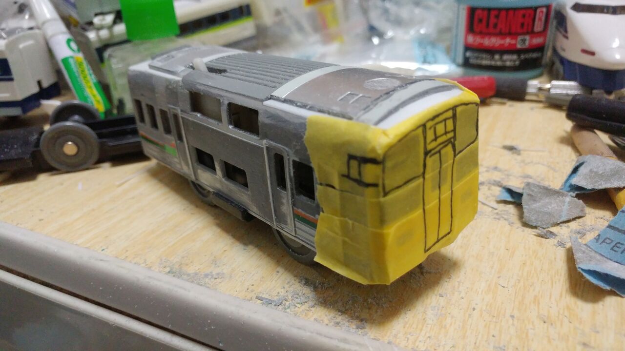 215系 改造プラレール 一人のんびり改造プラレ 北の近畿から 215系 改造プラレール 一人のんびり改造プラレ 北の近畿から