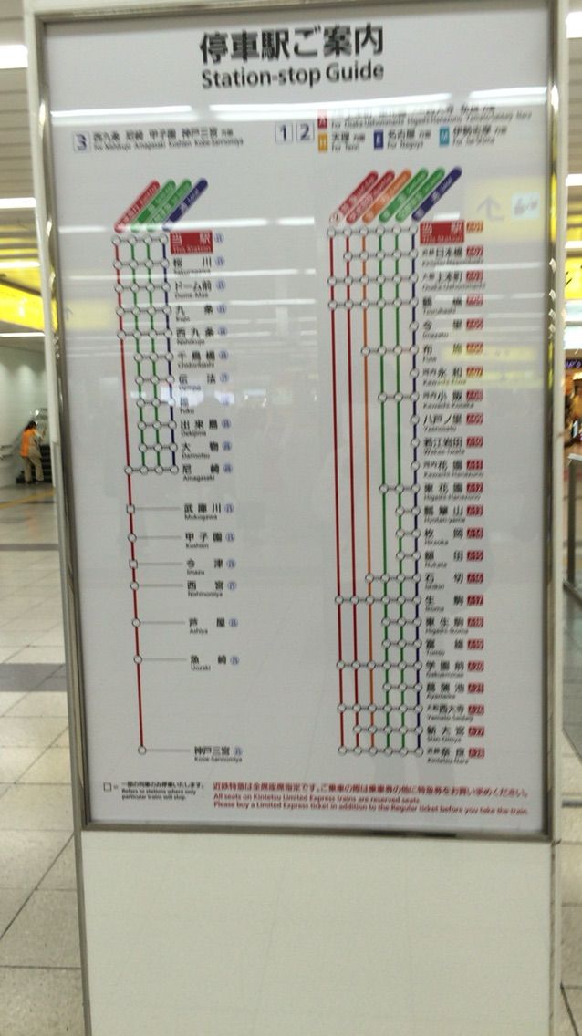 値下げ】鉄道廃品 近鉄電車 停車駅ご案内