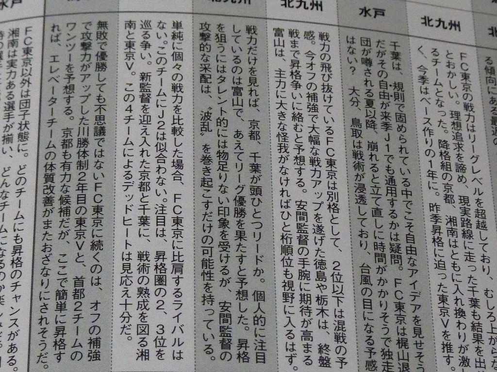 順位予想で富山が 平凡な日々 順位予想で富山が 平凡な日々