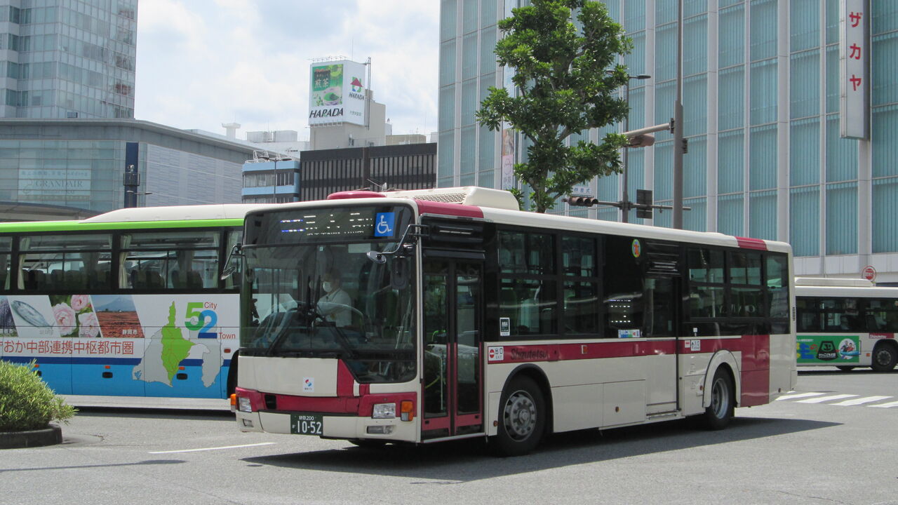 しずてつジャストライン 1052 青柳車両庫(トキ鉄新潟バス)