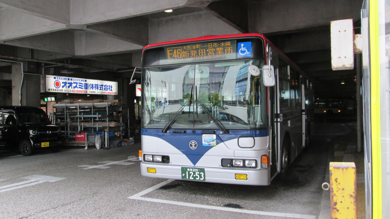新潟交通観光バス H1253 M 青柳車両庫 トキ鉄新潟バス