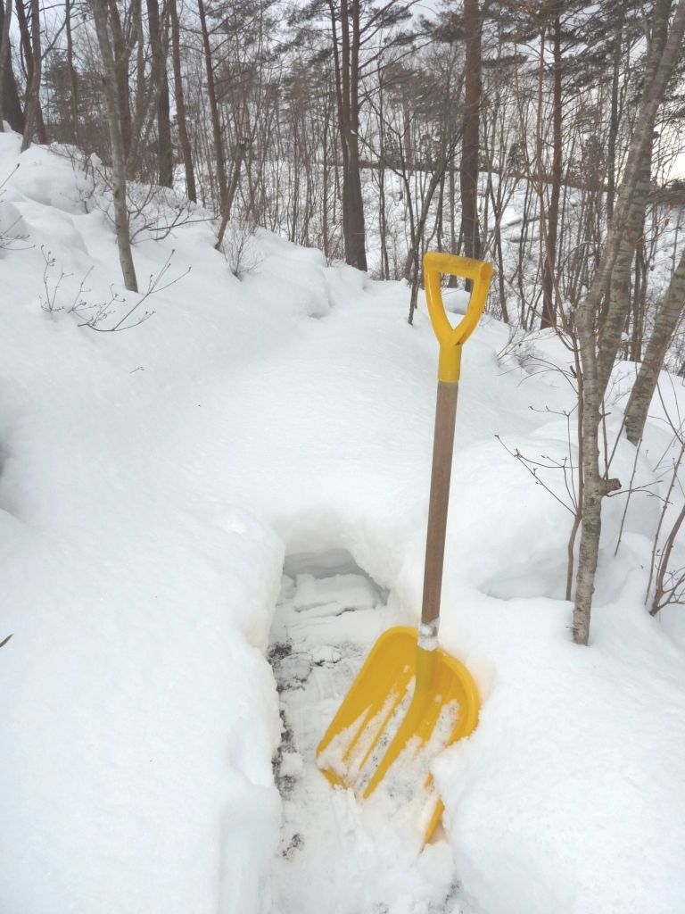 現在の第一墓地 雪隠れ くぼかわ里山日記