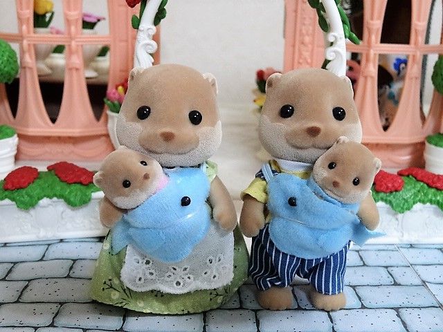 シルバニア 日本版 カワウソファミリー 小さな世界