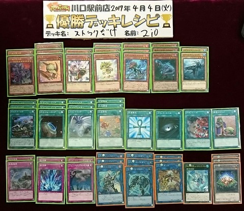 恐竜優勝デッキレシピ 遊戯王