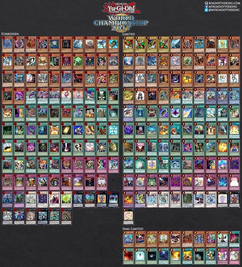 遊戯王　世界大会2017　禁止制限