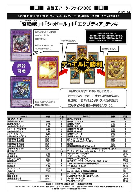 召喚獣＋シャドール＋エクゾディア
