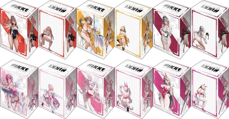 勝利の女神NIKKE サプライセット スリーブ＆デッキケース サプライ】「勝利の女神：NIKKE」からスリーブ10種・デッキ