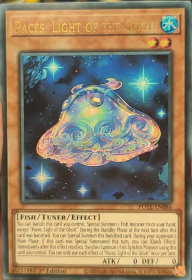 遊戯王フラゲ TCG海外POTE『Paces, Light of the Ghoti』『Shif 遊戯王フラゲ TCG海外POTE『Paces, Light of the Ghoti』『Shif