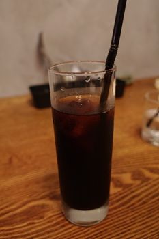 石川町にあるカフェ「ゾウリカフェ」のアイスコーヒー