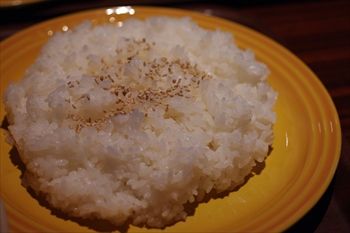 横浜馬車道にあるスープカレーのお店「らっきょ」のライス