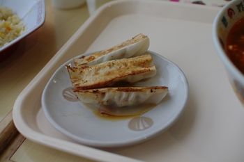 新羽イオンのフードコートの中華料理店「海鮮餃子」の餃子